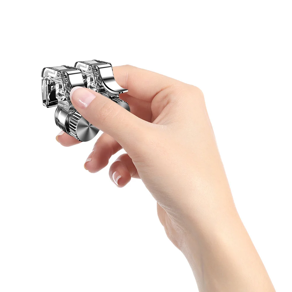 

1Pair Game Controller Triggers Easy Operate Rotatable Jaw Ideal Gift for Gamers on Phone Convenient Game Handles