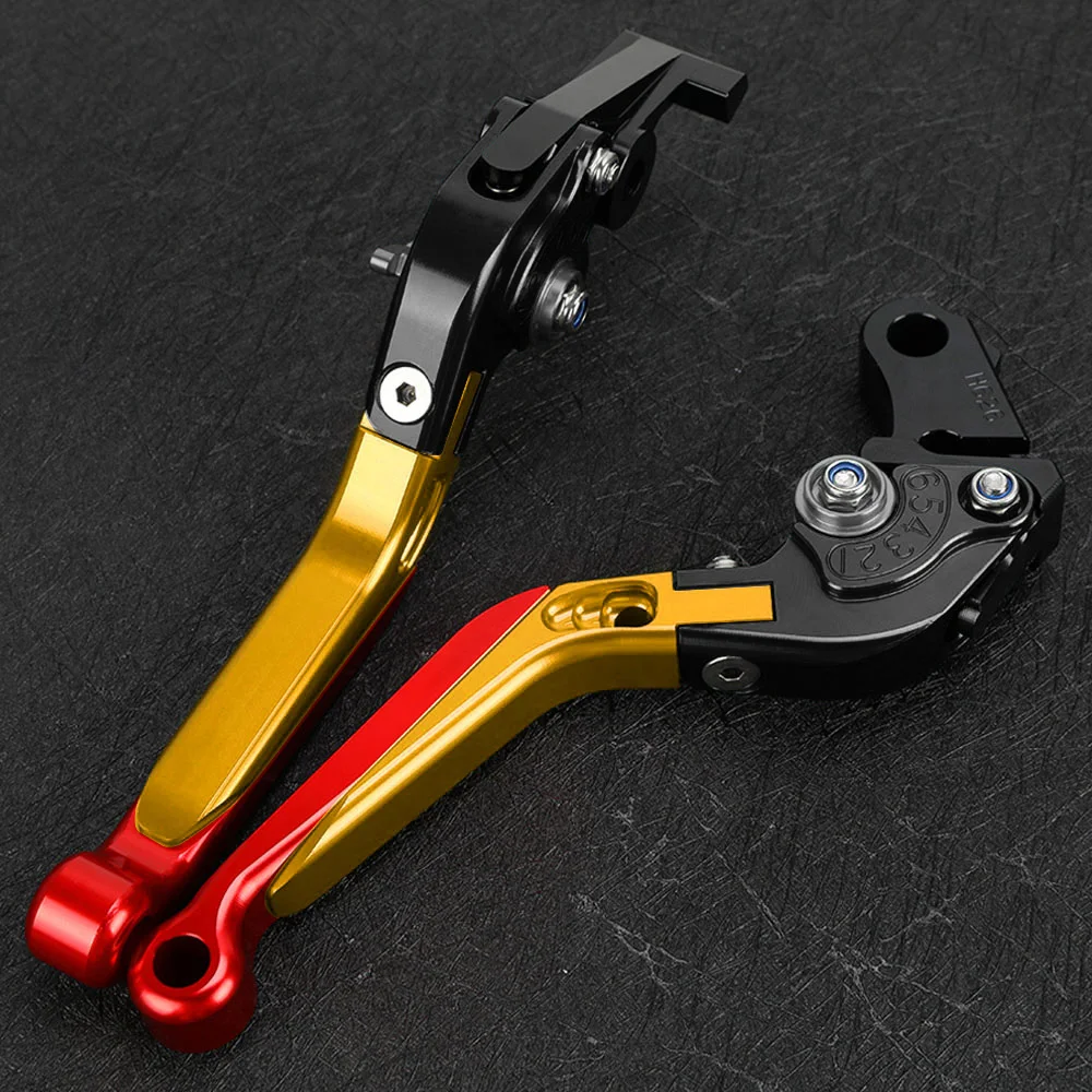 

Motorcycle Accessories For KAWASAKI ZR750 ZEPHYR 1991 1992 1993 Brake Clutch Levers Adjustable Control Handles Bar Grip Aluminum