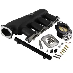 Performance Cast Aluminum Intake Manifold For EVO 4 5 6 7 8 9 4G63T