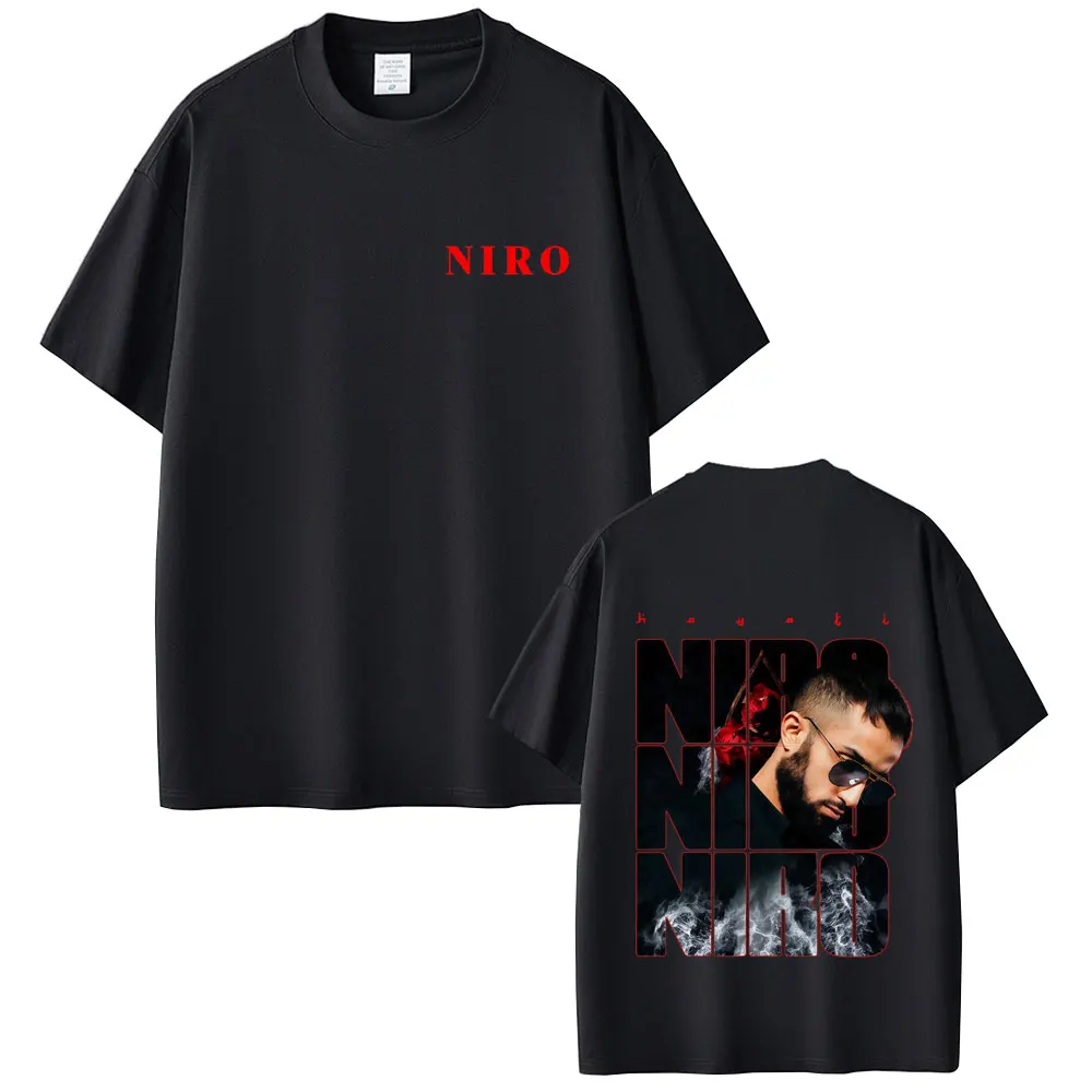 

Rapper Niro OX7 Graphic T-shirts Men Women Hip Hop Fashion Pop Music Streetwear Summer Male High Quality Soft Cotton T Shirts