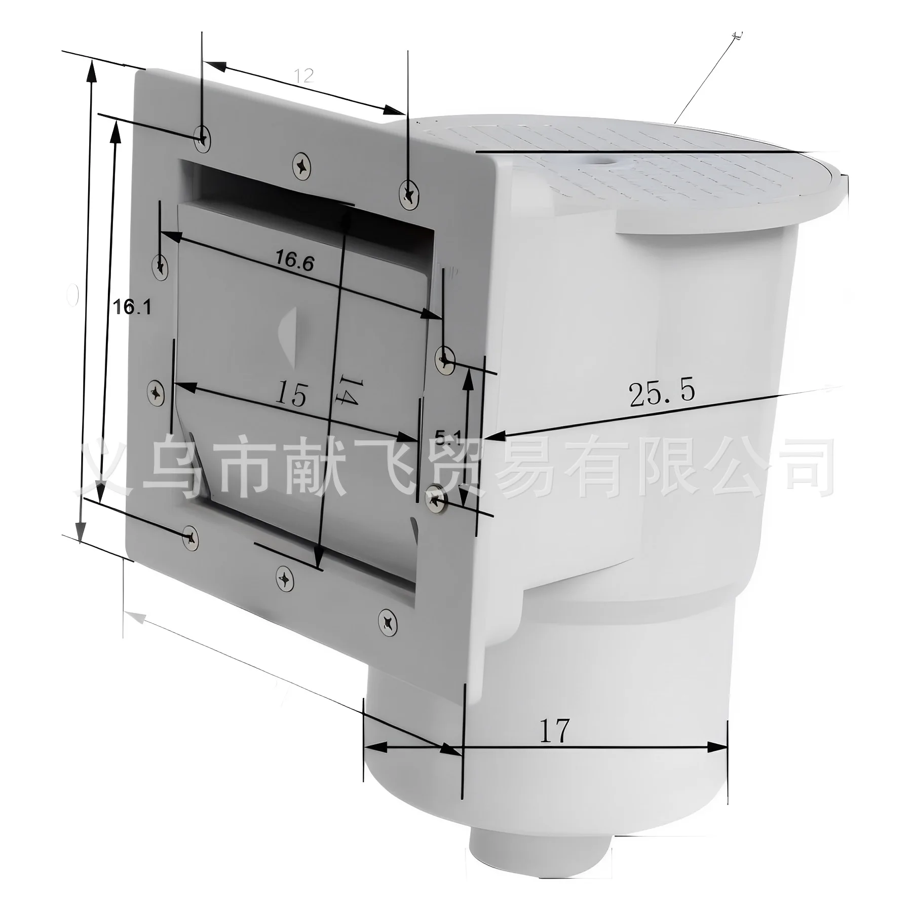 Pool Skimmer ABS Skimmer Wall Filter Cleaning Accessories