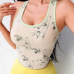 Cloud Hide Women Yoga Crop Top XXXL Sports Bra Push Up Underwear Fitness Brassiere Bras Athletic Vest Girls Sport Running Shirt