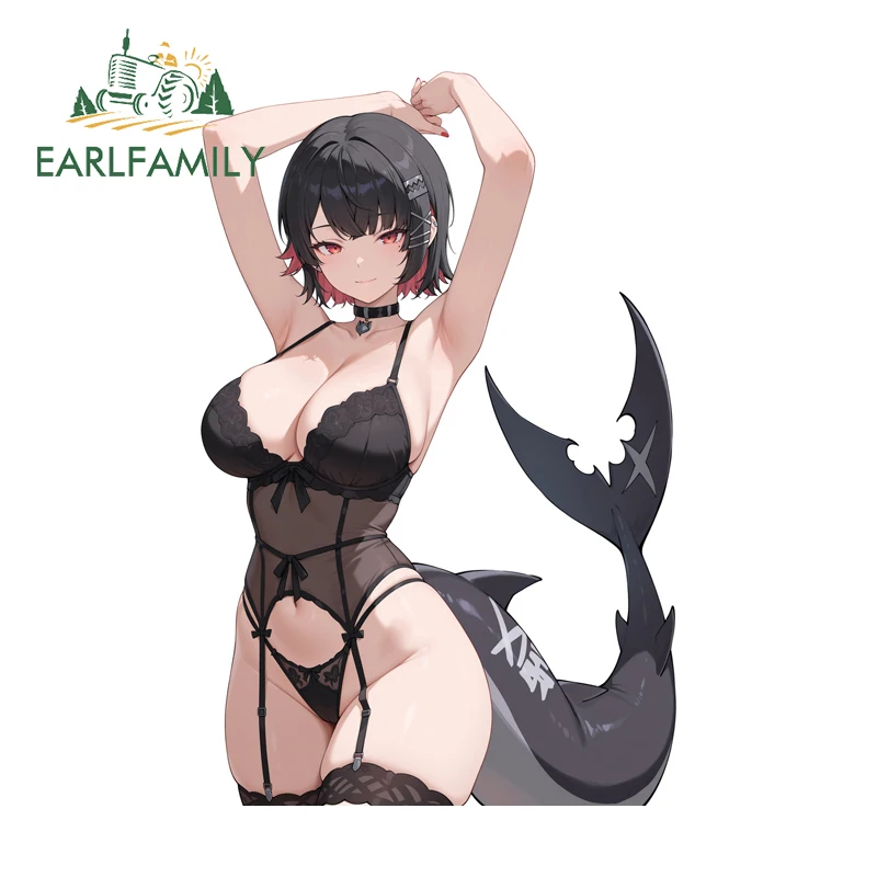 

EARLFAMILY Ellen Joe Zenless Zone Zero Game Car Stickers Creative Computer Cooler Decal Vinyl Waterproof Graphics Car Goods