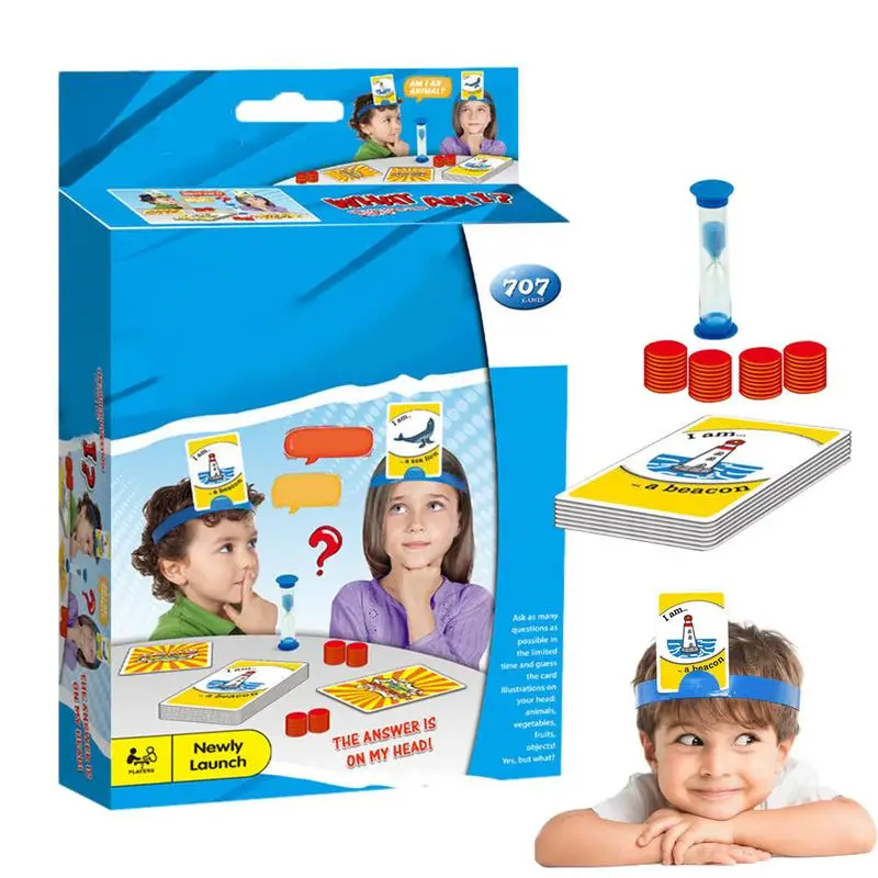 Board Card Guess Game Children's Interactive Card Guessing Board Guess Cards With Clear Illustrations For Birthday Party Holiday