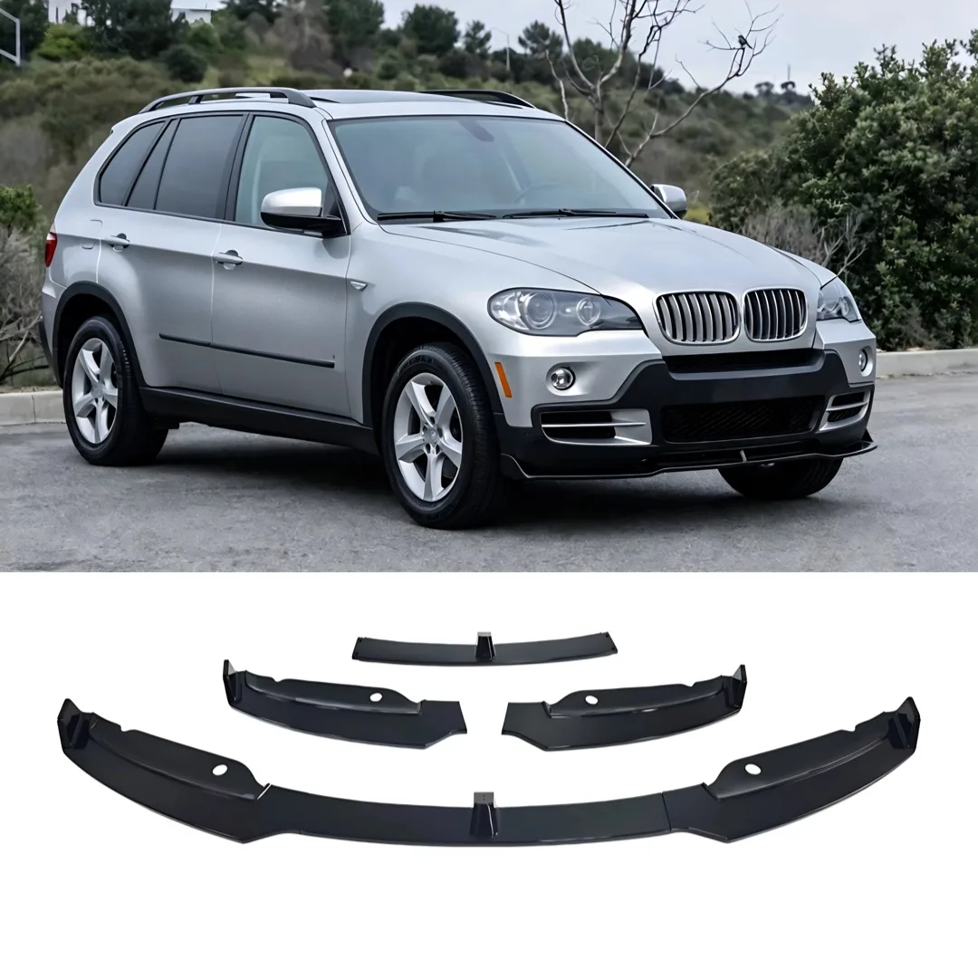 Front Spoiler Deflector Air Dam Bumper Lip Splitter For BMW X5 E70 2007-2013 Standard Version Exterior Parts Body Kit Facelift
