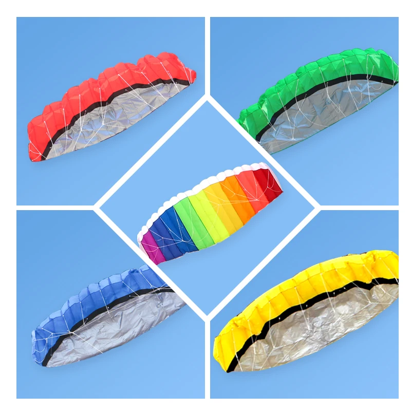 Paradise Bird 2,5 m doble línea acrobacias deportes cometa suave parafoil cometa Surf volando deportes al aire libre cometa juguetes al aire libre Kiteboard fábrica