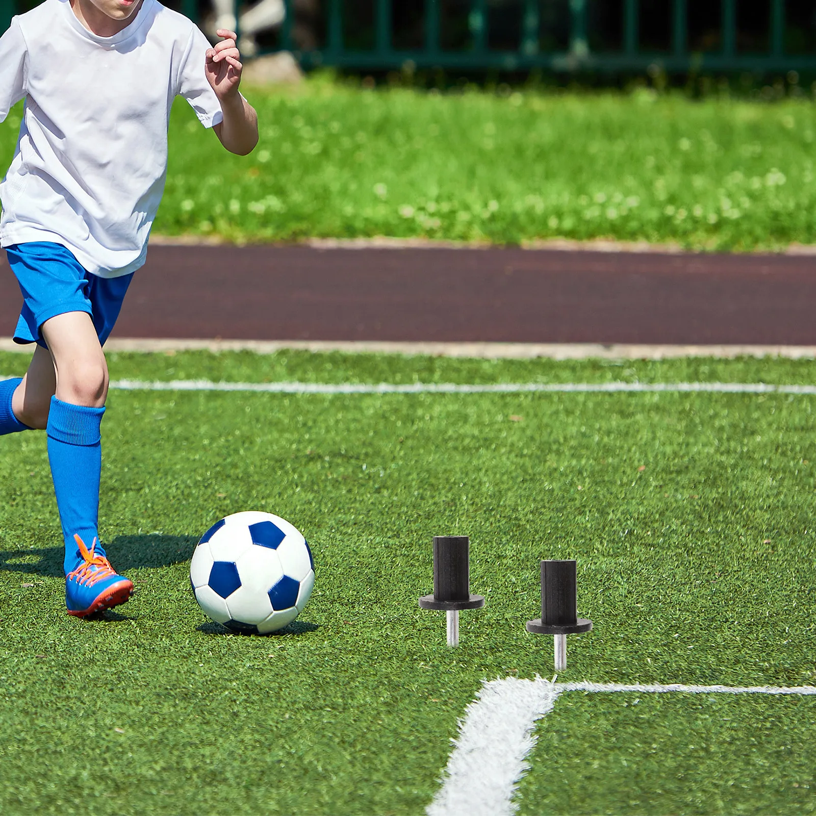 Training Pole Base for Soccer Corner Flags Basketball Drills Stable Ground Insert Heavy Duty Portable Outdoor Sports Training