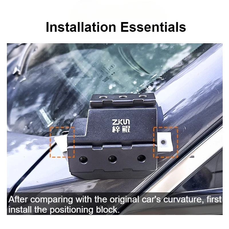 Car A-Pillar Dual Light Quick-Release Bracket For Ford Ranger T9 Modified LED Spotlight Hood Bracket Expansion Stand Accessories