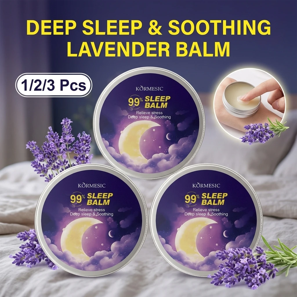 Premium Sleep Balm 30g – Natural Lavender & Chamomile Formula, Fast Absorption, Gentle for Skin, Travel-Friendly for Relaxation
