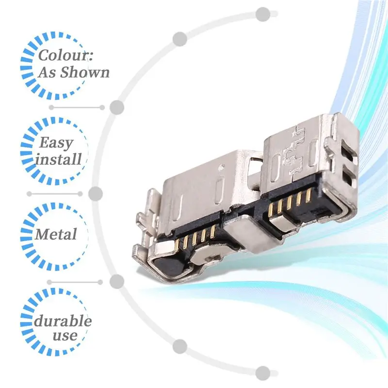 SQPP-2X USB Data Interface Metal Connector For Canon 5D4 EOS 5D Mark IV Main Board Metal Interface