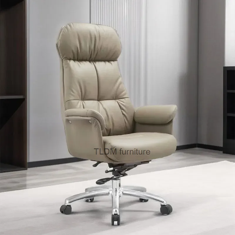 

Work Leather Office Chairs Gaming Study Modern Free Shipping Lazy Rolling Computer Chair Design Sillas De Oficina Furniture