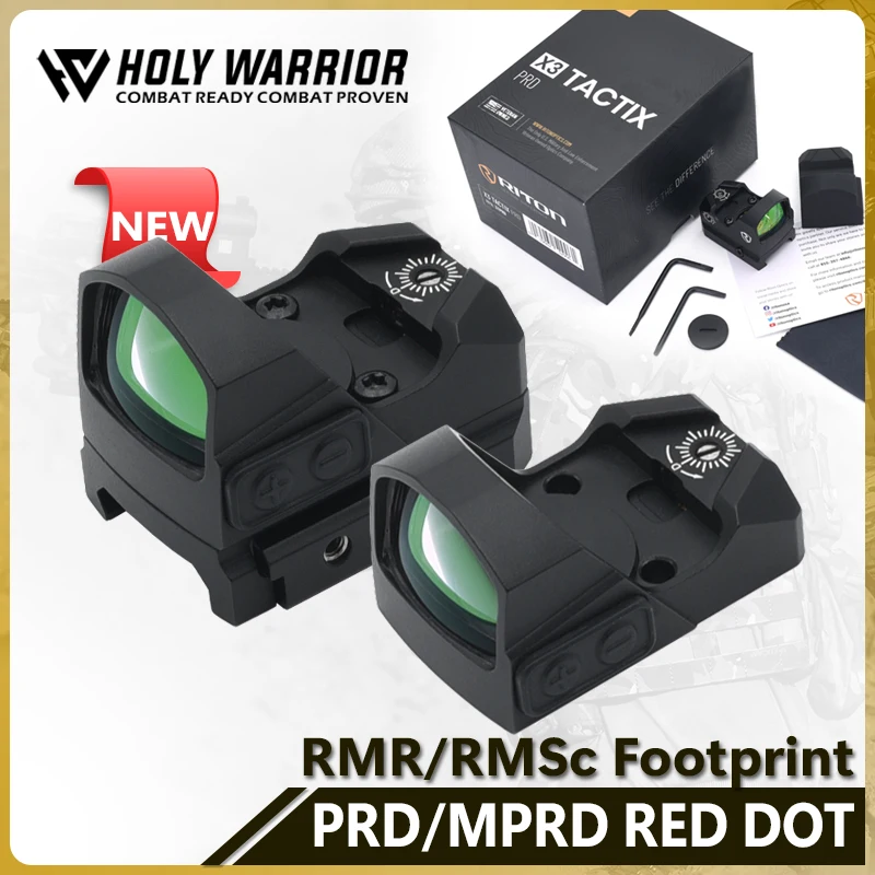 Holy Warrior Riton Optics X3 Tactix PRD/MPRD 3 MOA Red Dot Sight 3TMPRD Fit for Pistol