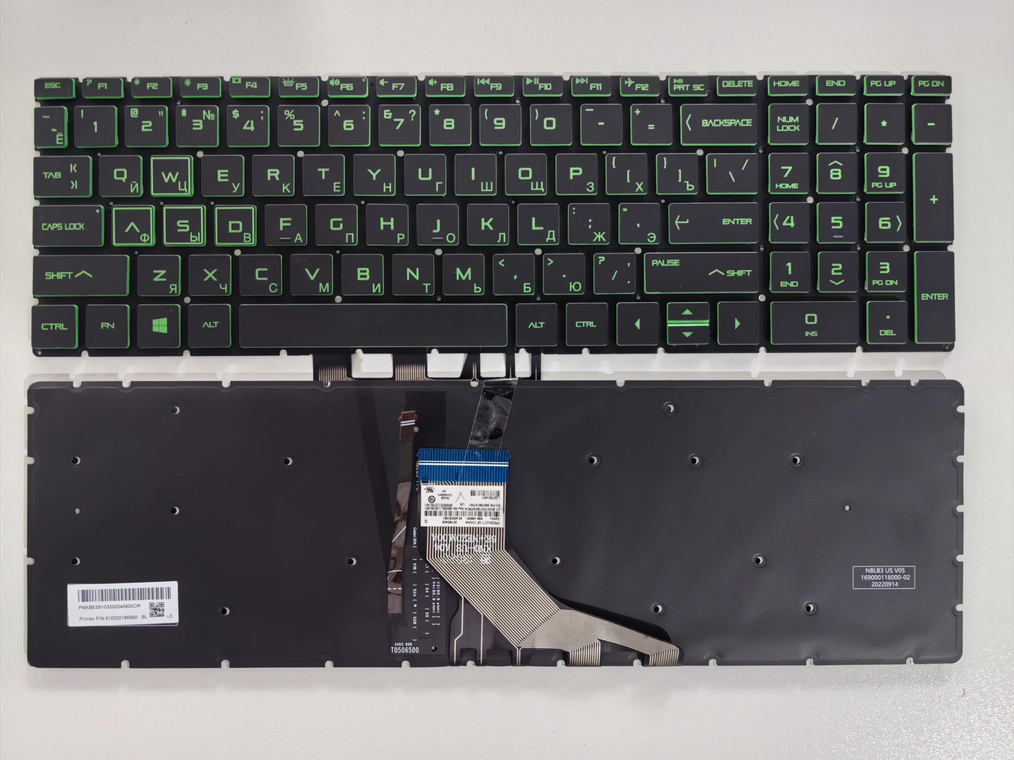 for HP Pavilion 17-by 15-cs 17-ca 15-da 15-dw 15-db Laptop Keyboard RU Layout