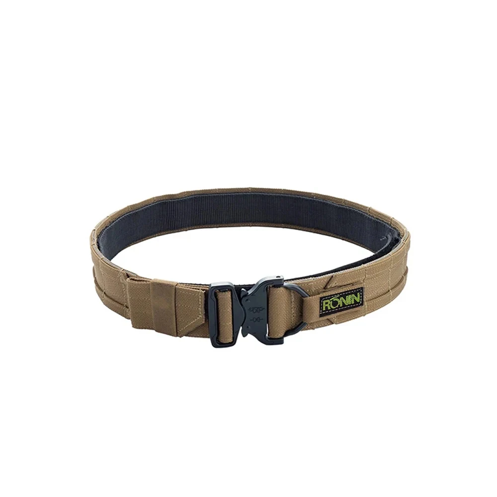 New 1.5 Inch Double Layer Belt Tactical Molle Belt CS Outdoor Hunting Belt