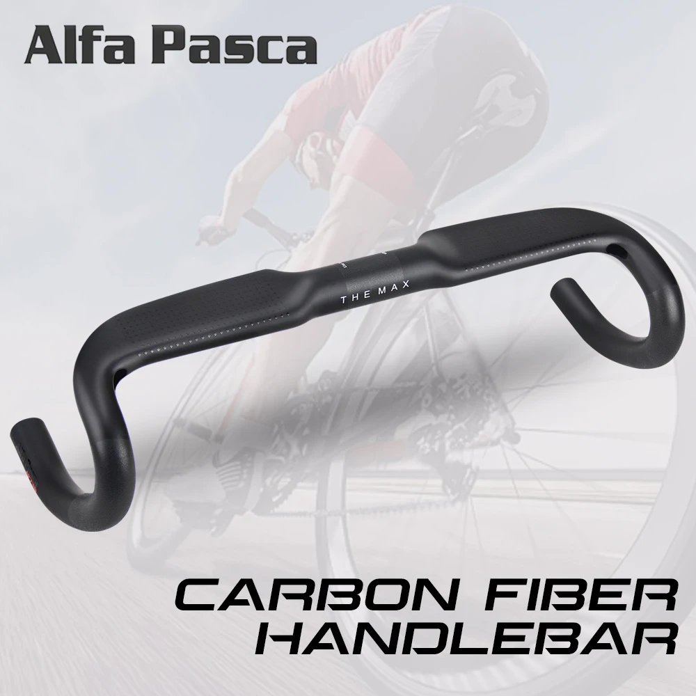 

Alfa Pasca Drop Bent Bar 31.8mm UD Matte Cycling Gravel Bike Speed Handlebars Internal Routing Aero Bicycle Parts New Arrivals