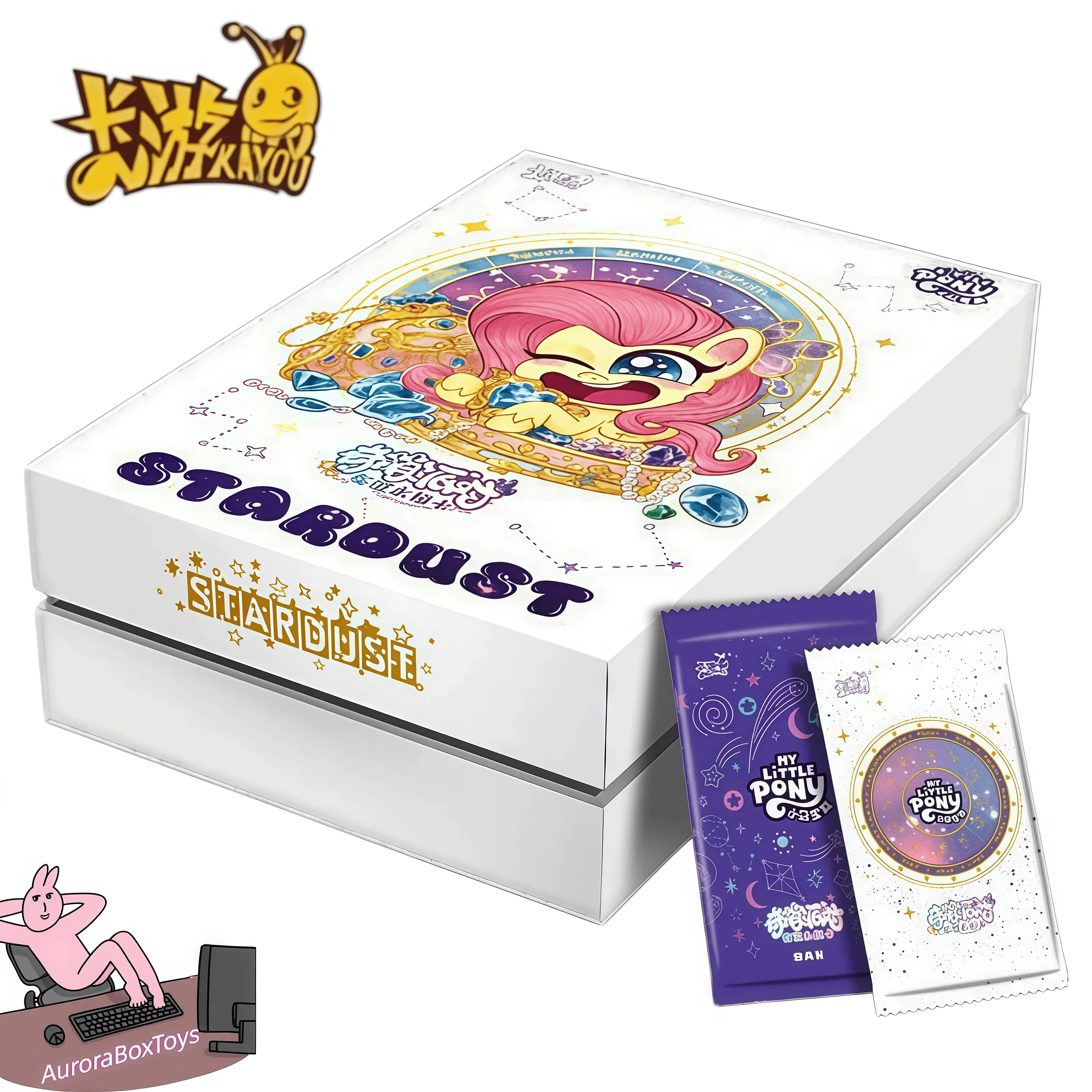 kayou-my-little-pony-coleccion-de-tarjetas-cute-party-segundo-lote-caja-completa-paquete-de-tarjetas-especiales-sp-original-qimeng-2ª-generacion