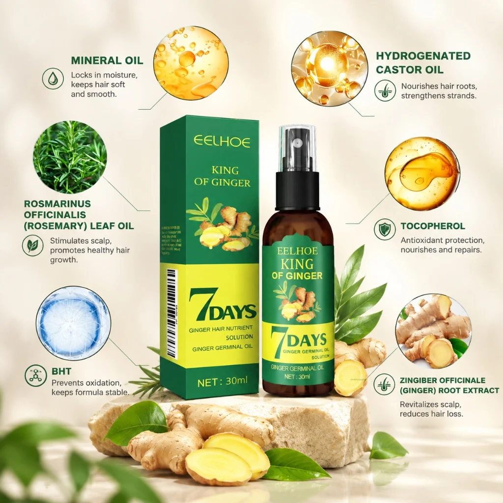 Hair Care Spray Scalp Nourishing Strengthen Hair Roots Reduce Breakage Revitalize Healthy Thicker Looking Hair Daily Hair Care