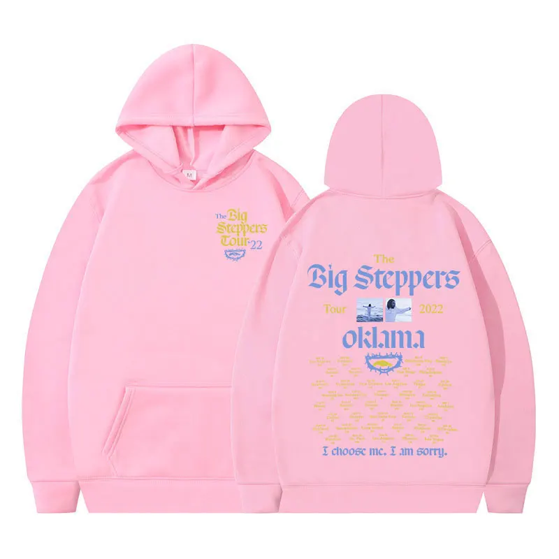 Rapper Kendrick Lamar Hoodie Mr. Morale & The Big Steppers Tour 2022 Print Hooded Fleece Sweatshirts Men\'s Hip Hop Streetwear