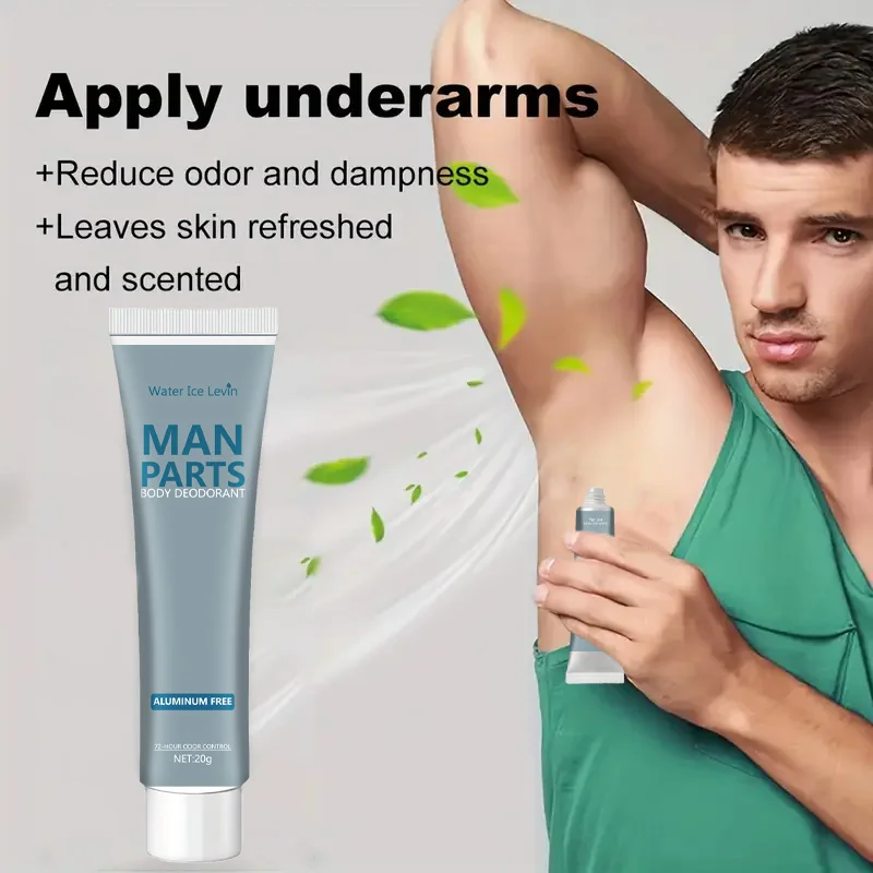 كريم العطر الخاص للرجال لتنظيف الأجزاء الخاصة وتحت الإبطين ومزيل العرق وكريم معالجة عطر الجسم