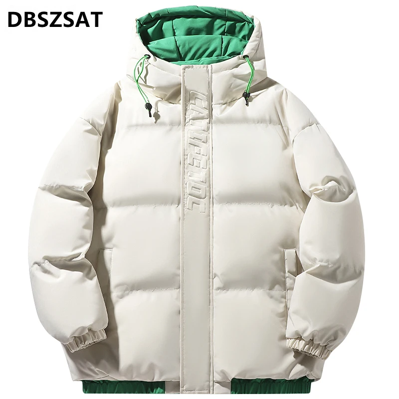 2029  Men's and Leisure Windproof Breathable Warm Cotton Clothing Winter Fashion Trend Versatile Couple Warm Jacket