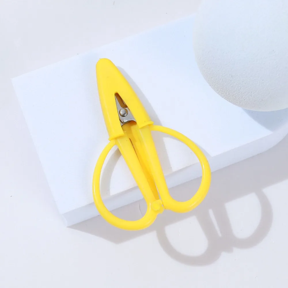 

Mini Small Sharp Scissors with Cover Stainless Steel Craft Scissors Portable Silicone Soft Handle Tiny Detail Scissor