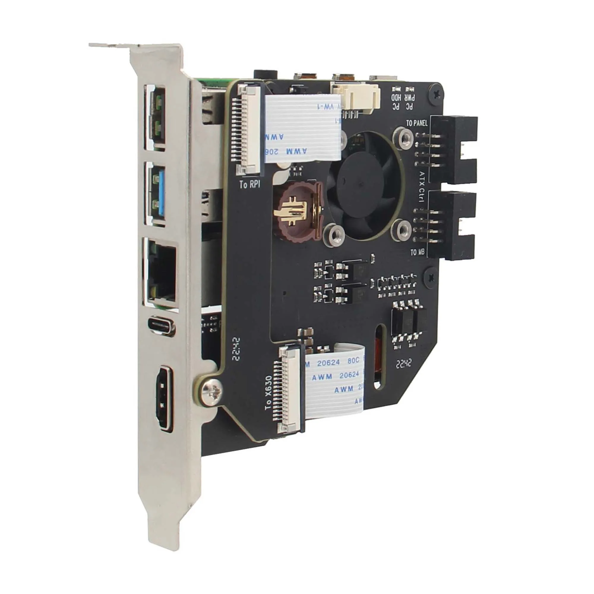 Geekworm KVM-A3 Kit Open-Source KVM Over IP Pour Raspberry Pi 4 - Contrôle à Distance PC