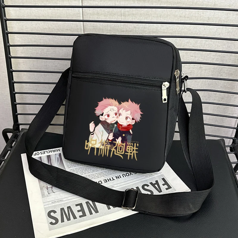 Jujutsu Kaisen série sac à bandoulière Anime Satoru Gojo étudiant décontracté messager sac à bandoulière mode adolescents cadeau d'anniversaire