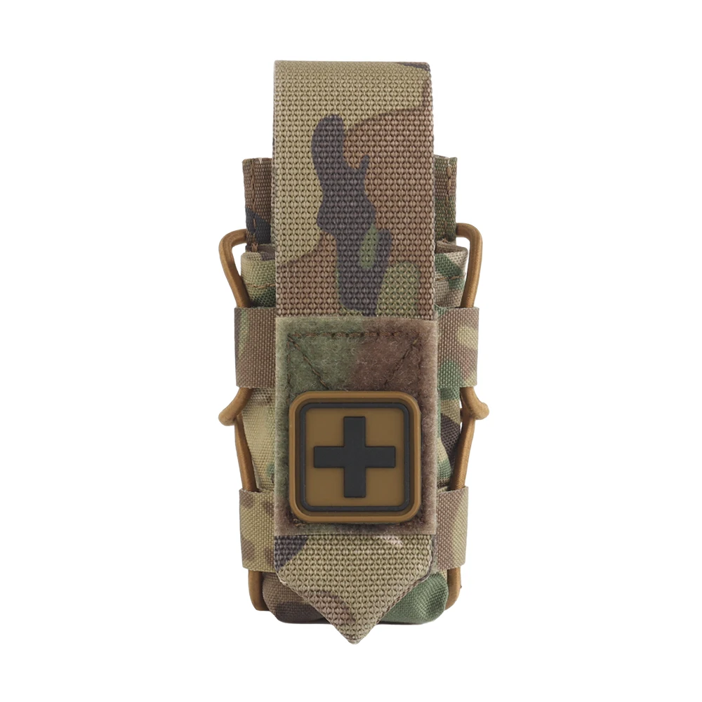 Universal Tourniquet Pouch Molle Belt Hunting Vest Carry Tactical Pouch Split Medical Tools Storage First Aid Kit Accessories