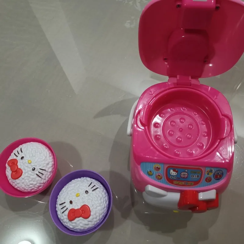 Sanrio Hello Kitty Kitchen Series Mini cuociriso simulazione Cooking Family Girl Toy Fun simulazione cuociriso Toy Set