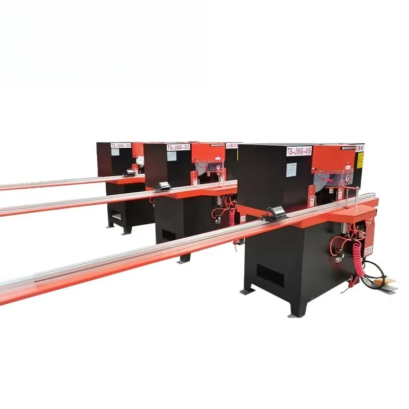 TS-J06S-405 Double saw woodworking PS profile , aluminum profile sawing frame, other woodworking machinery