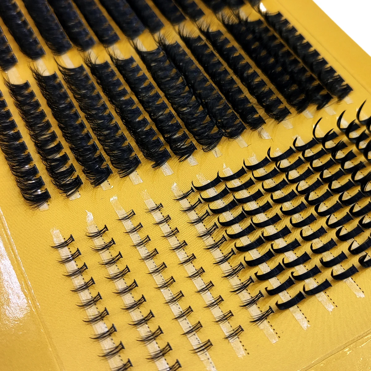 HBZGTLAD Wimpernset 80D 100D Wimperncluster mit unteren Wimpern DIY Wimpernverlängerung dicke Wimpern