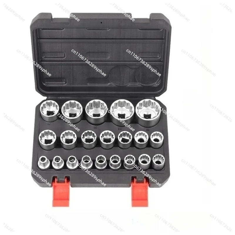 

12-Angle plum blossom sleeve set 12-flower plum blossom sleeve 1/2 inch Dafei small wind cannon sleeve head 36mm