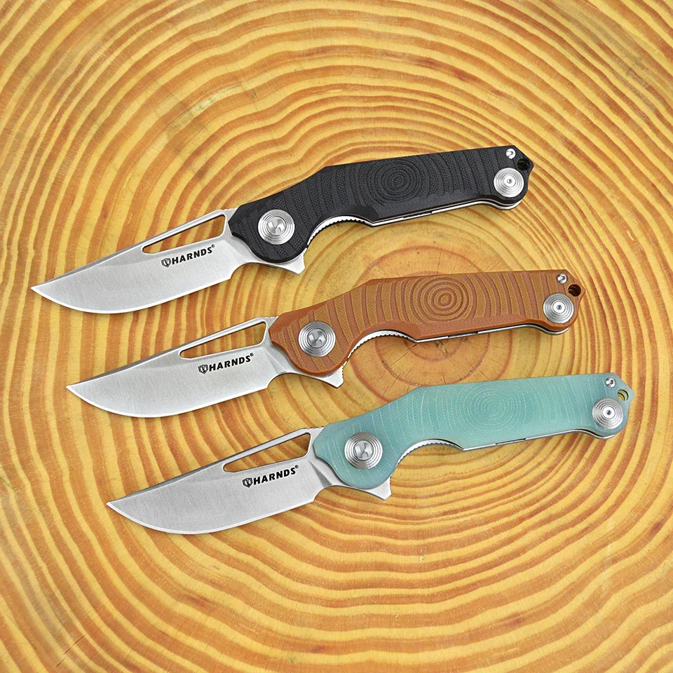 

Складной охотничий нож Harnds Time CK9178 с лезвием из стали 14C28N, карманный нож с рукоятью G10, походный нож с клипсой для крепления на карман