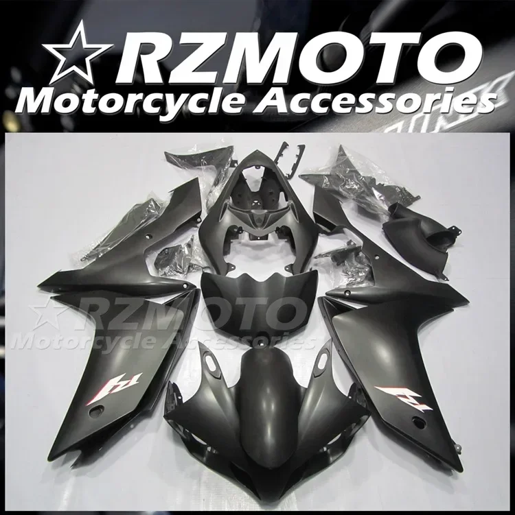 

4Gifts New ABS Motorcycle Whole Fairings Kit Fit for YAMAHA YZF - R1 2007 2008 07 08 Bodywork Set Custom Black