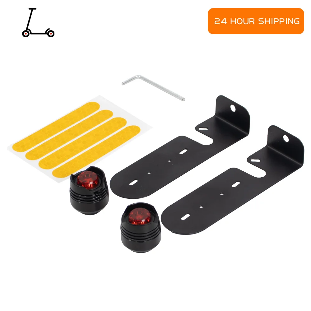 

Electric Scooter Aluminum Waterproof LED Safety Taillight Set For Ninebot Max G30 G30D Night Anti-collision Warning Lamp Parts