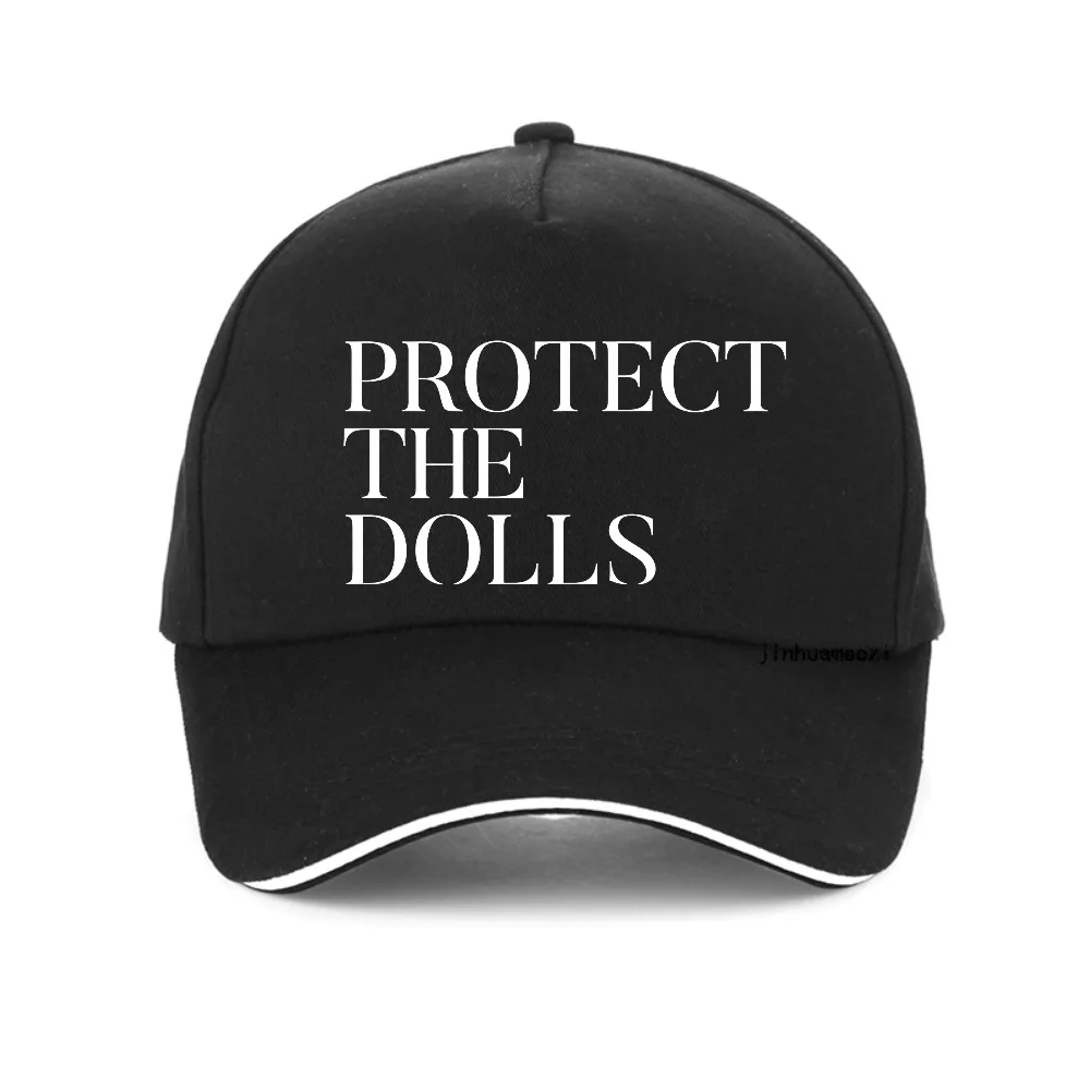 

Protect The Dolls Letter baseball cap Unisex Fashion Casual caps kpop Harajuku Print hat adjustable sun Breathable snapback hats