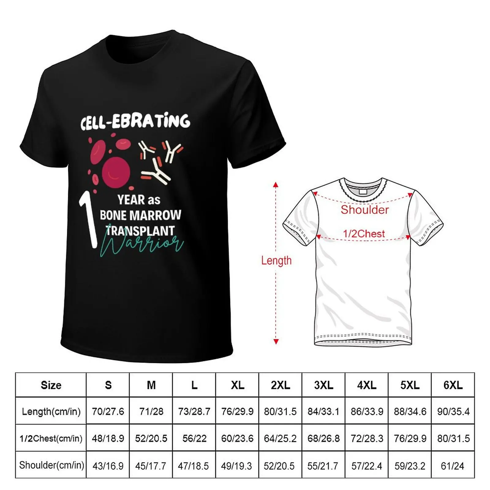 Celebrating one year anniversary of Stem cell transplant bone marrow transplant Hematopoietic stem cell spt patients sur T-Shirt