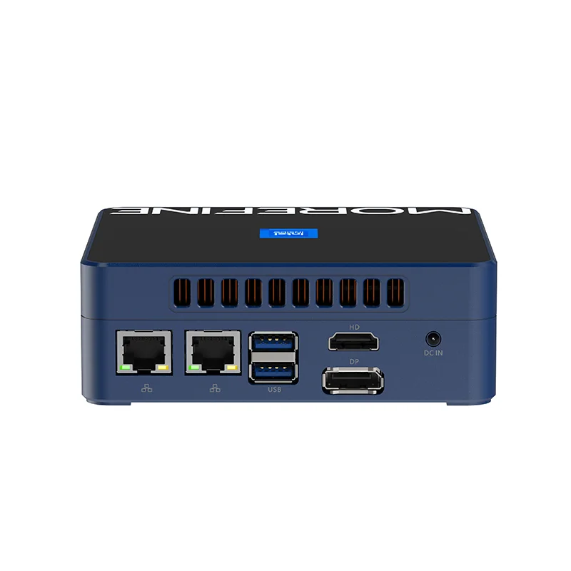 كمبيوتر مكتبي Morefine M9S NUC Mini PC 12th Gen Intel Twin Lake N150 N100 مع DDR5 PCIE3.0x4 LAN Windows 11 WiFi6 BT