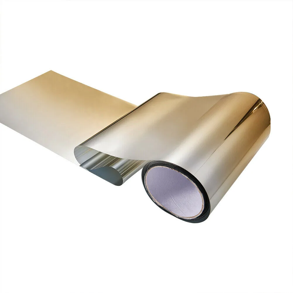 Accessories Car Front Film 20CM*150CM Auto PVC Gold Water Resistant Stretchable Sun Visor Strip Tint Windshield