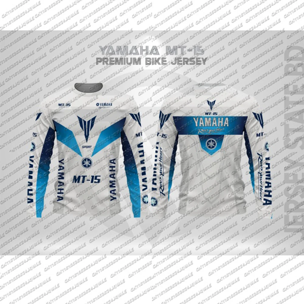 

YAMAHA Motocross New Men's And Women's Cycling Race Uniform Summer O-Neck Loose Breathable Quick Drying Racing Sports T-Shirt