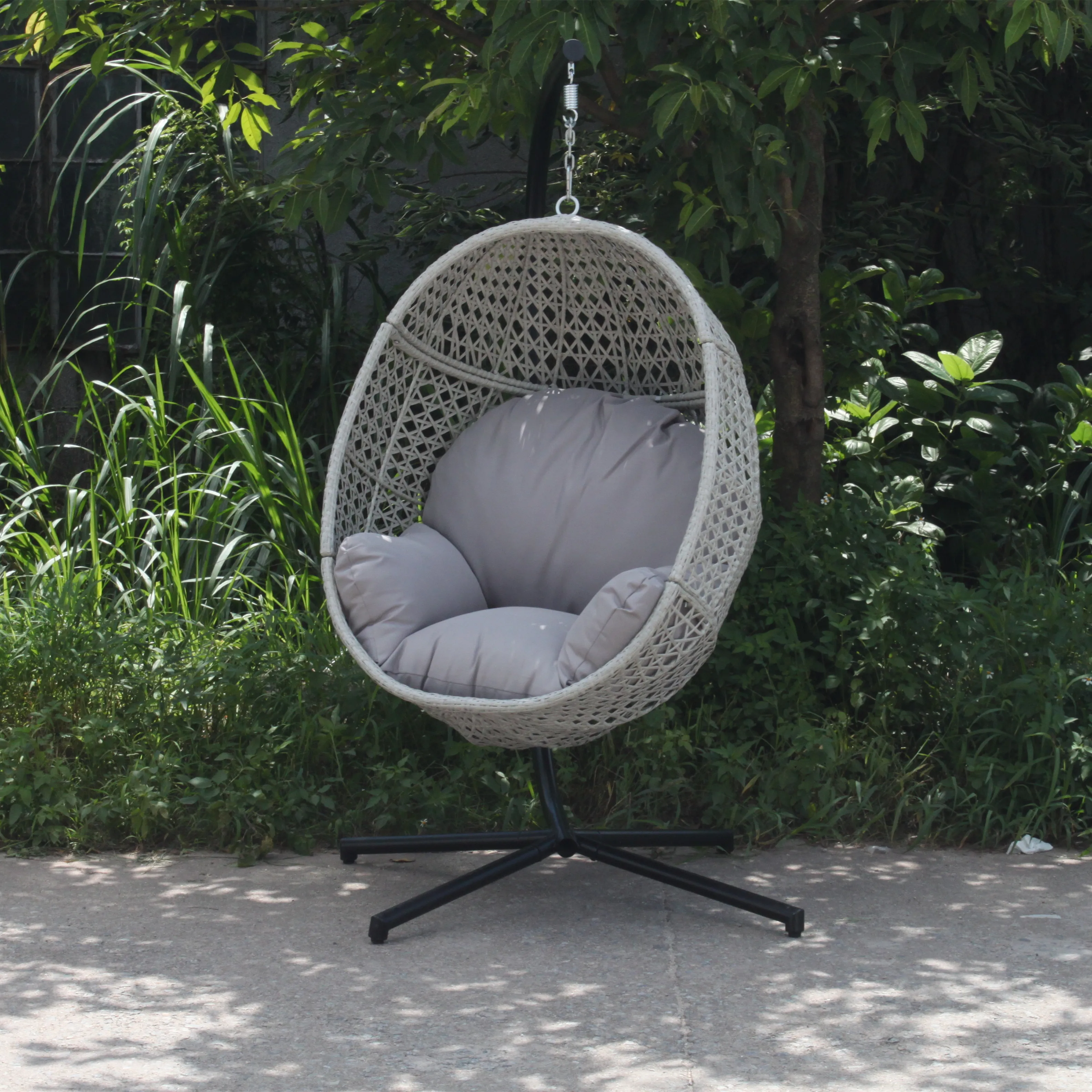 Kursi Gantung Rotan Luar Ruang - Outdoor Furniture Egg Chair ulasan dan harga
