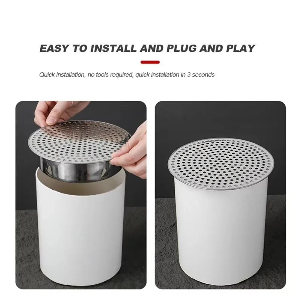Round Hole Gutter Guard Net SUS 304 Stainless Steel Secondary Drainage Drainage Mesh Cover Vent Multifunctional