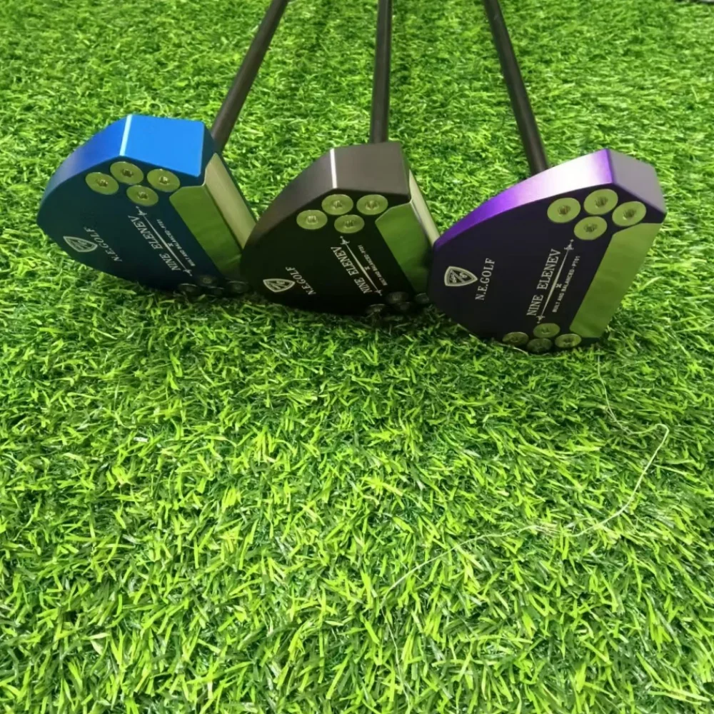 Zero torque right black hand putter Nine Elenev   low balance putter Press Pistol 2 Degree Girp with head cover 2025 New
