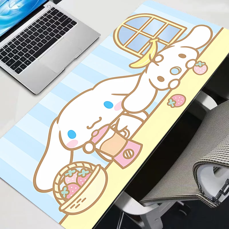 لوحة الماوس سينامورول Kawaii Mini Pc المهنية الرياضة الإلكترونية ألعاب سرعة الكمبيوتر الألعاب المطاط لوحة المفاتيح دفتر حصيرة مكتبية لوحة الماوس #5