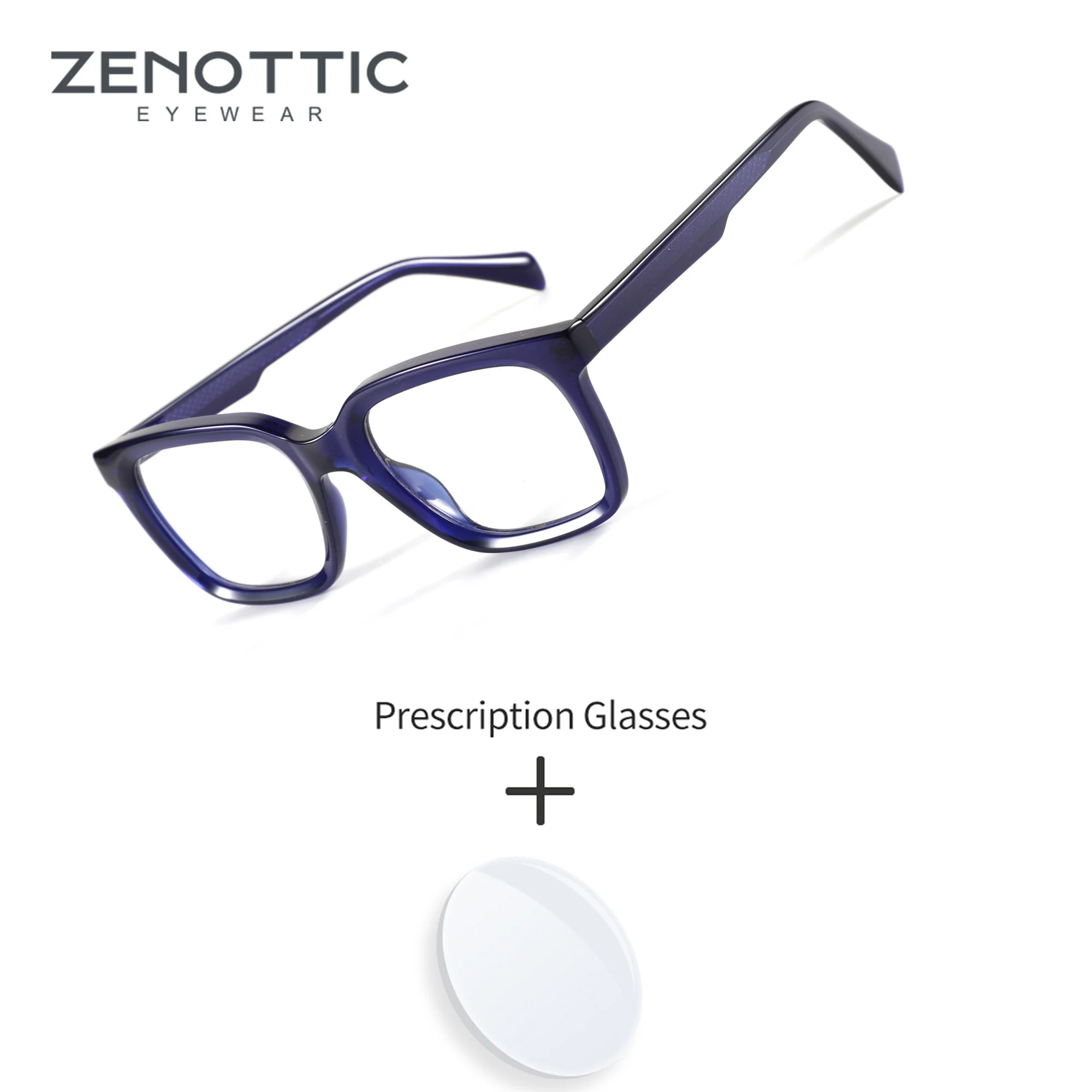 zenottic-mサイズ-スクエア型-アセテートフレーム-メンズ用-度付きメガネ-フォトクロミックレンズ-ブルーライトカット-ファッションショッピンググラス