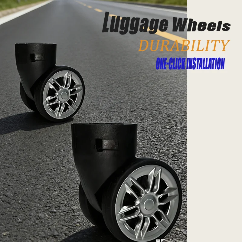 For CL14 Universal Luggage Accessories Silent Swivel Wheels Easy Installation Replacement Kit Suitable For Luggage Repair Parts