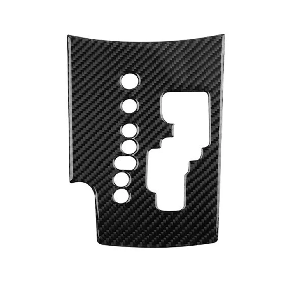 

31) Add a touch of elegance to your For Toyota For RAV4 2006 2012 with Carbon Fiber Interior Gear Shift Panel Cover Trim