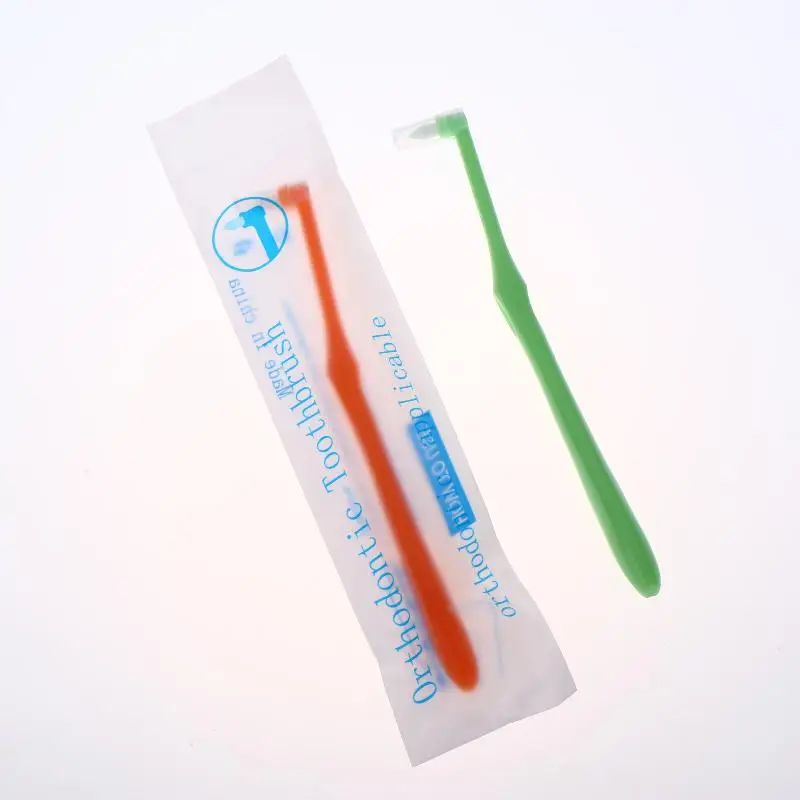 Interdental Brush Single-Beam Soft Teeth Cleaning Toothbrush Oral Care Tool Small Head Soft Hair Implant Adult