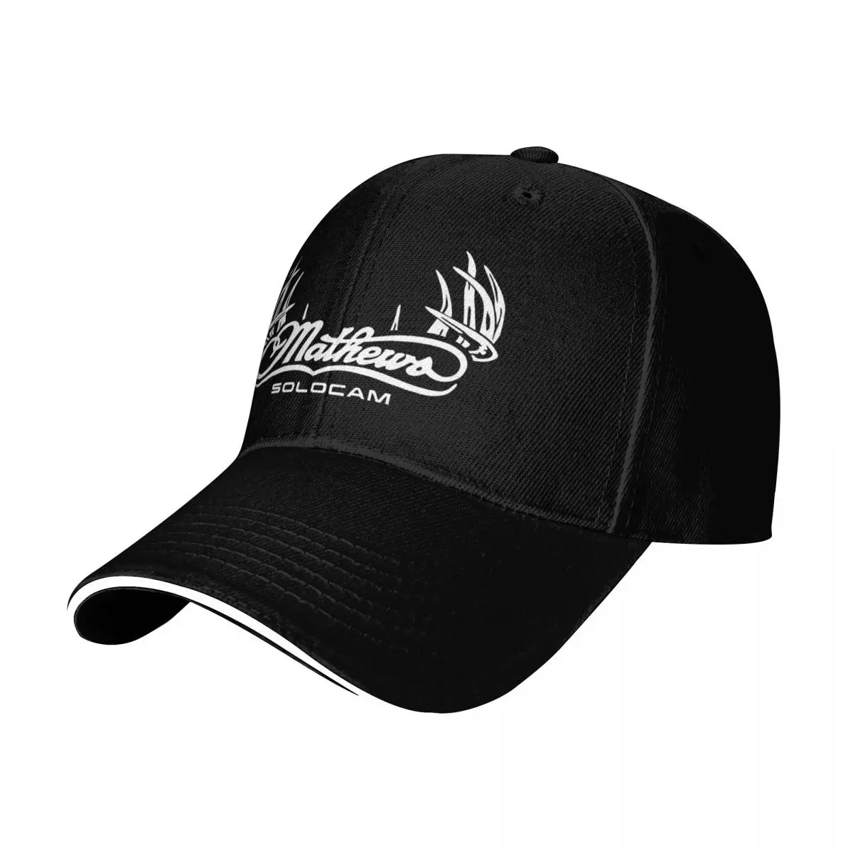 Mathews Solocam Bow Archery Baseball Cap Lightweight Packable Gift for Him Her Casual Daily Wear