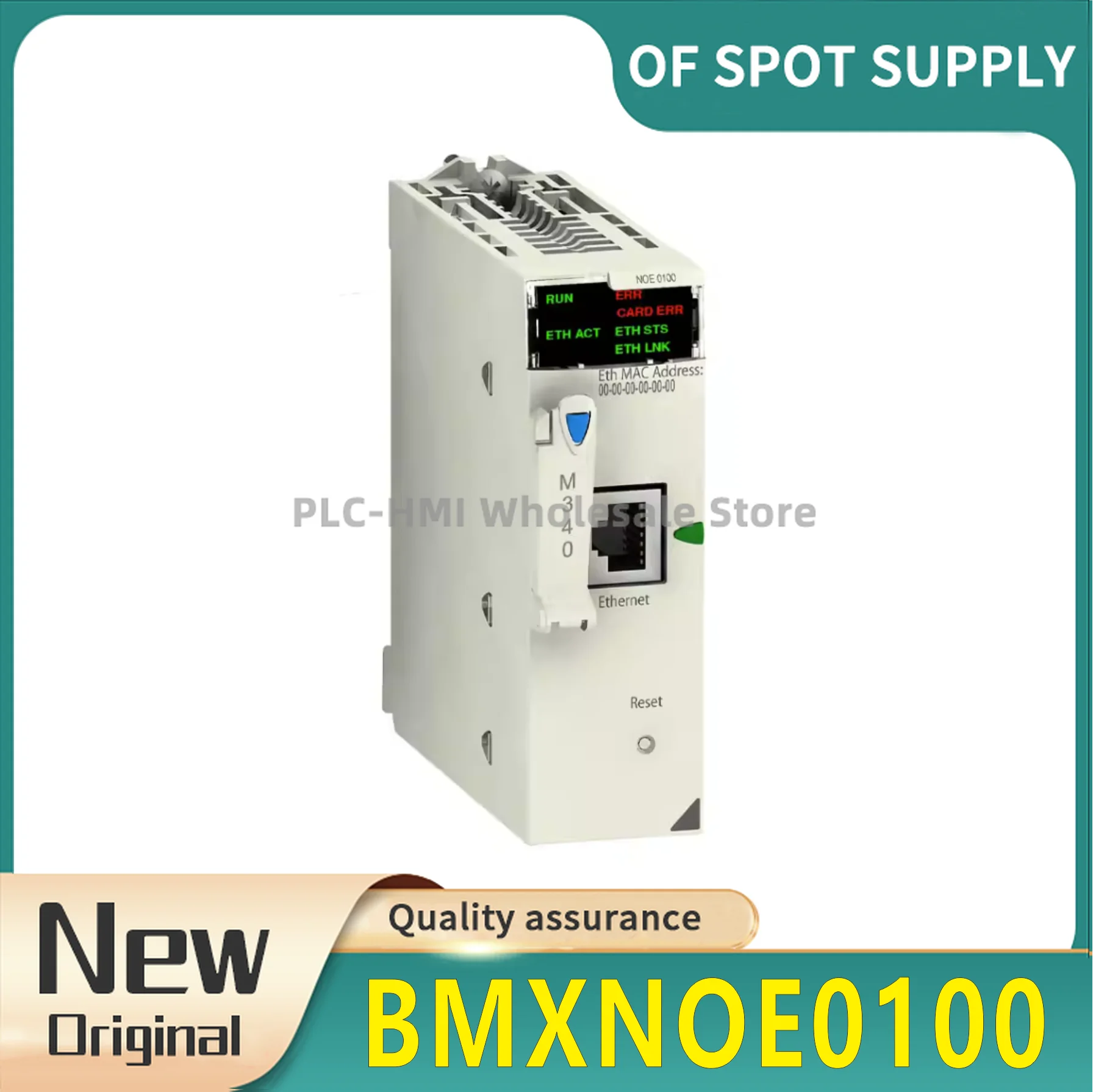 New original TM5SDO12T TM5SDI12D BMXNOE0100 Ethernet communication module.